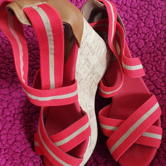 Merona Shoes - Open toe wedges